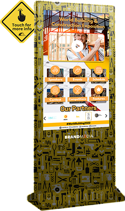 Large display for high impact, perfect for detailed content and larger visuals.