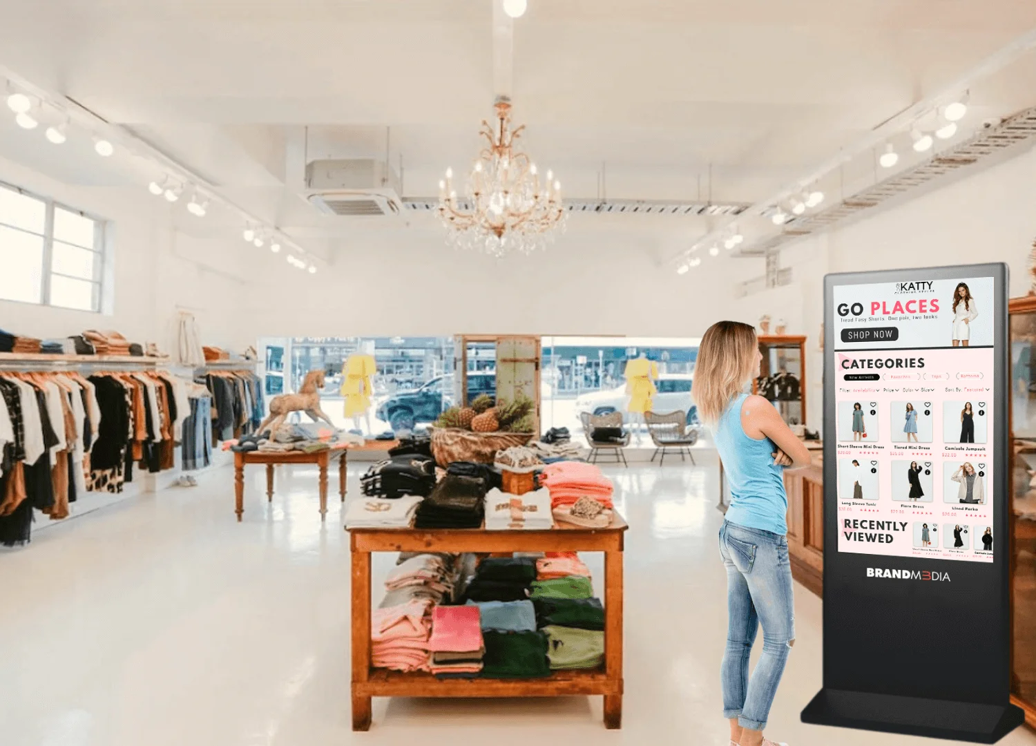 Innovative kiosk driving engagement with attractive franchise offerings
