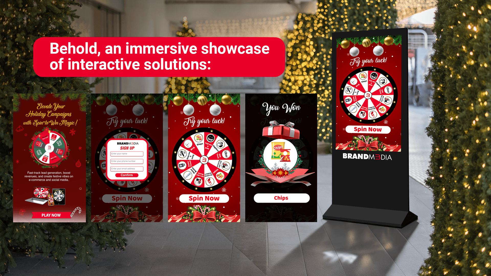 Lead Generation Spin to Win - Christmas