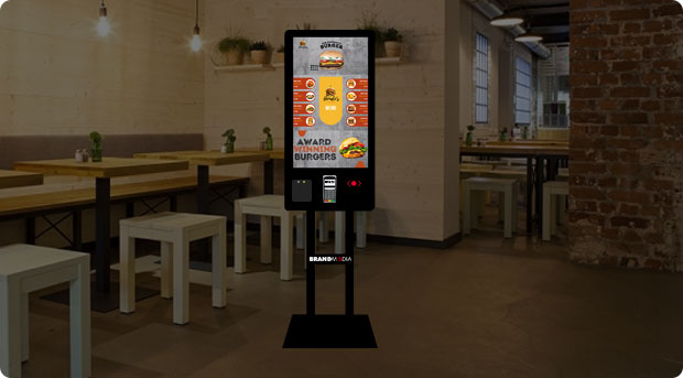 Paykiosk installed in burger shop