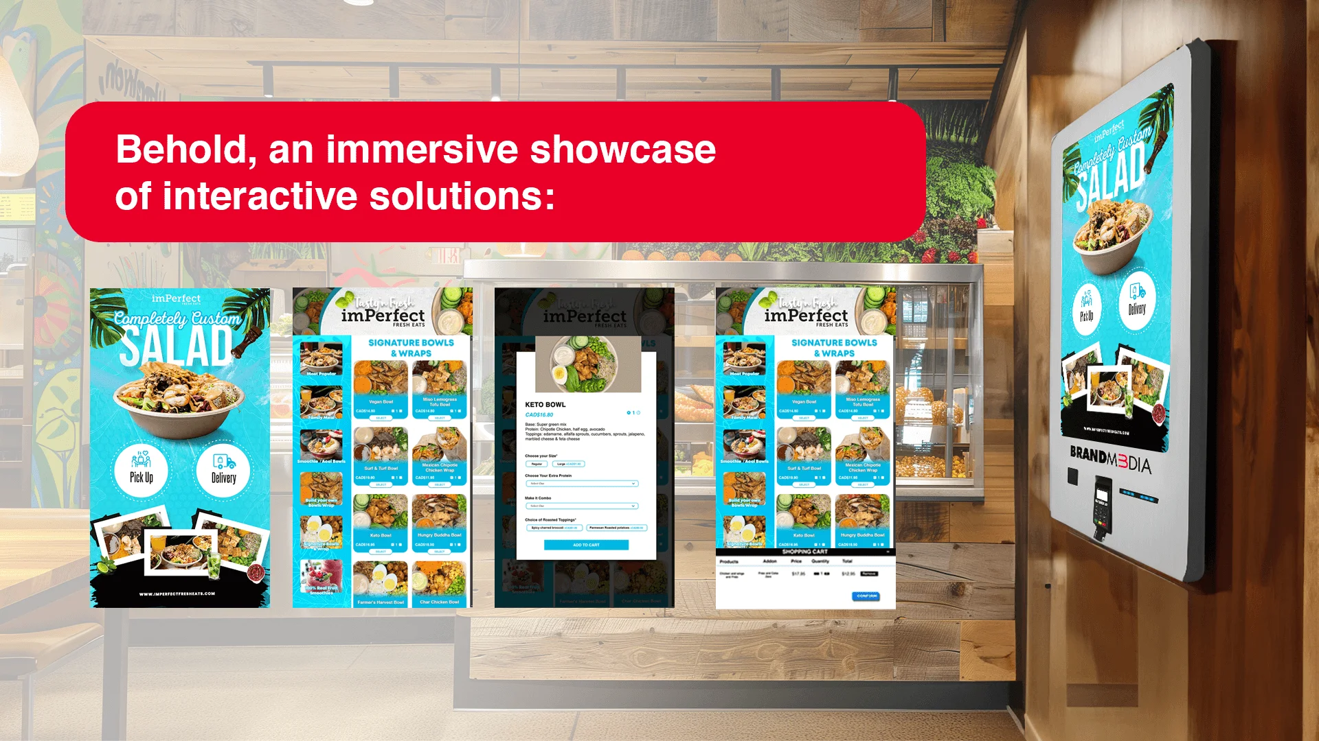 Choose Salad with Kiosk